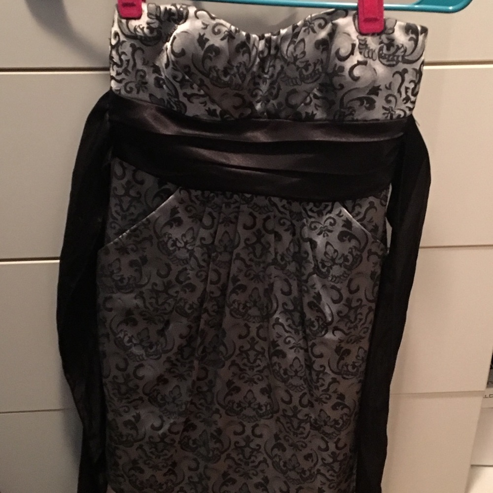 Strapless party dress